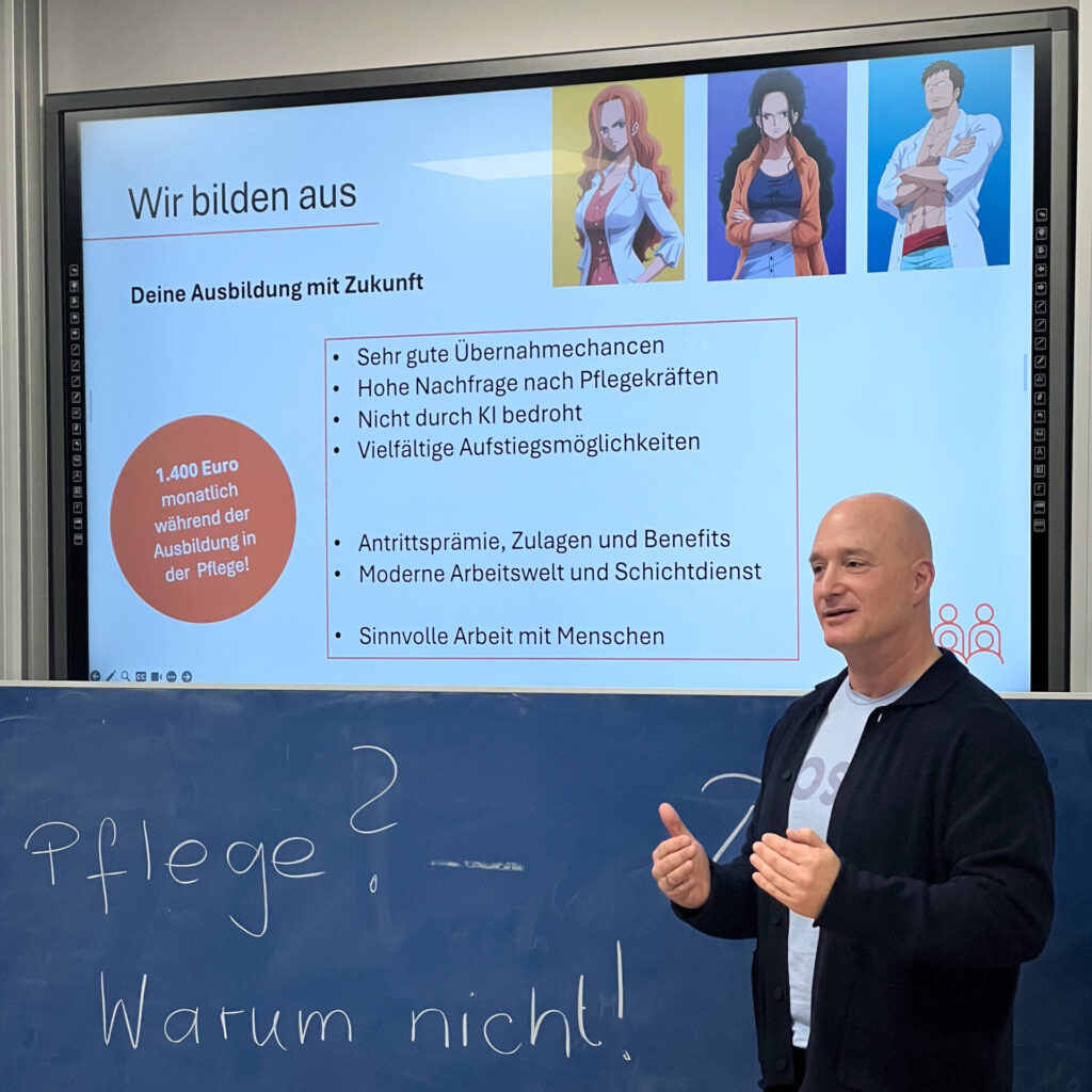 Pflegeausbildung | DSK-Team auf der Berufsmesse der IGSLO | DSK Ludwigshafen